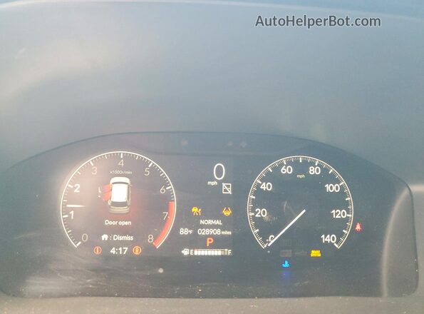 2HKRS3H40SH329393 2025 HONDA CR-V Black Instrument cluster view