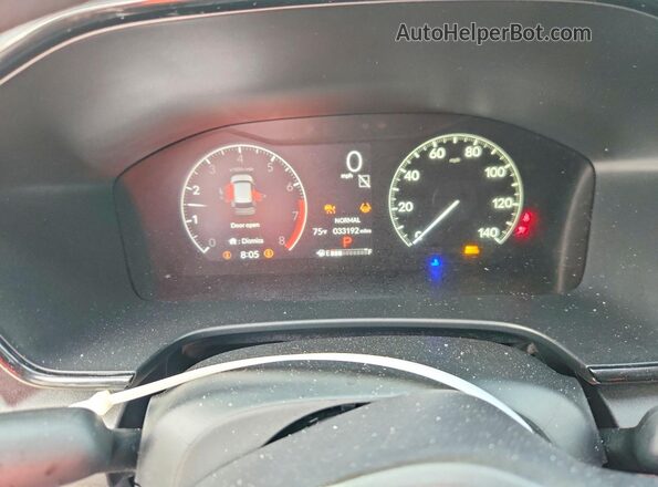 2HKRS3H45TH314759 2026 HONDA CR-V Black Widok zestawu wskaźników