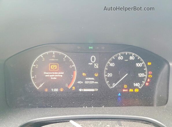 2HKRS3H74RH329269 2024 HONDA CR-V Red Instrument cluster view