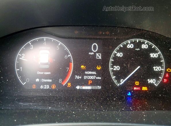 2HKRS4H22RH454555 2024 HONDA CR-V Gray Вид щитка приладів