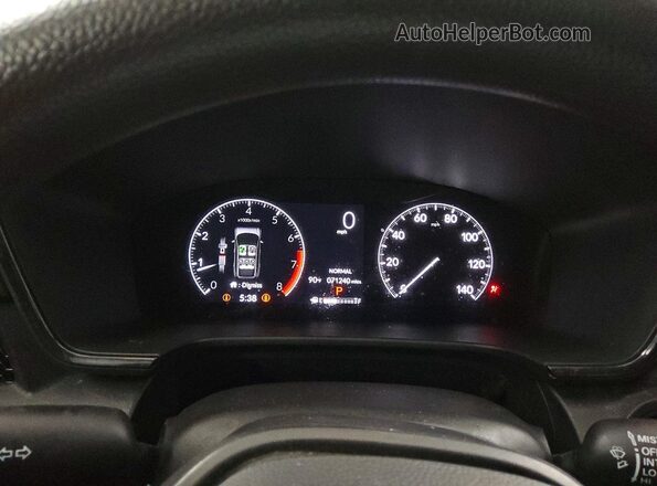 2HKRS4H40PH409306 2023 HONDA CR-V Серебряный Вид щитка приборов