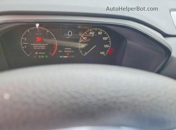 2HKRS4H41TH501924 2026 HONDA CR-V Серебряный Вид щитка приборов
