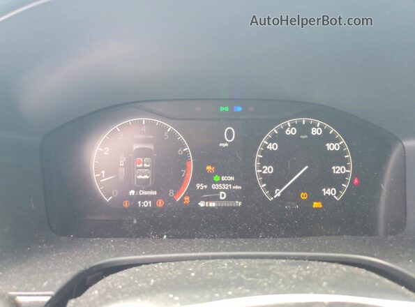 2HKRS4H7XPH427466 2023 HONDA CR-V White Instrument cluster view