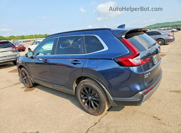2HKRS6H86RH802616 2024 HONDA CR-V Blue Rear left