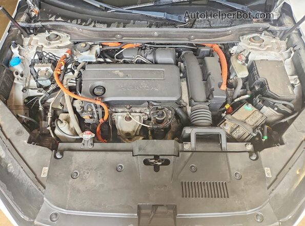 2HKRS6H94PH205034 2023 HONDA CR-V White Vista del compartimento del motor