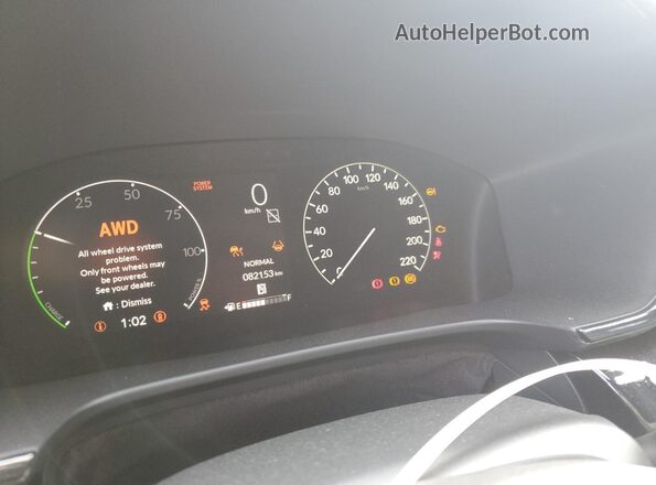 2HKRS6H98SH209094 2025 HONDA CR-V Black Instrument cluster view