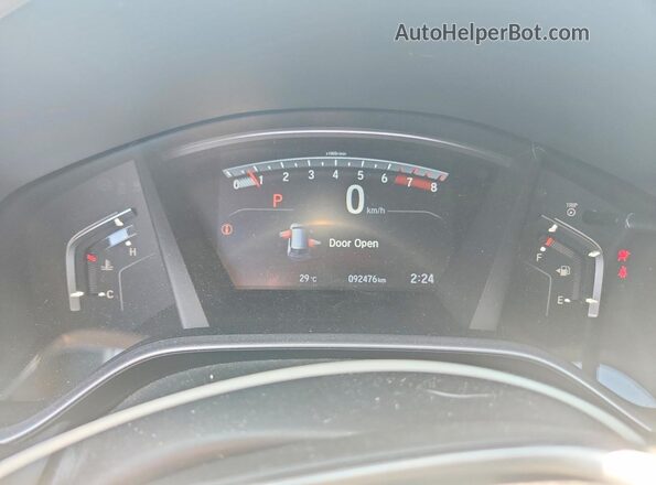 2HKRW2H4XMH207111 2021 HONDA CR-V Черный Вид щитка приборов