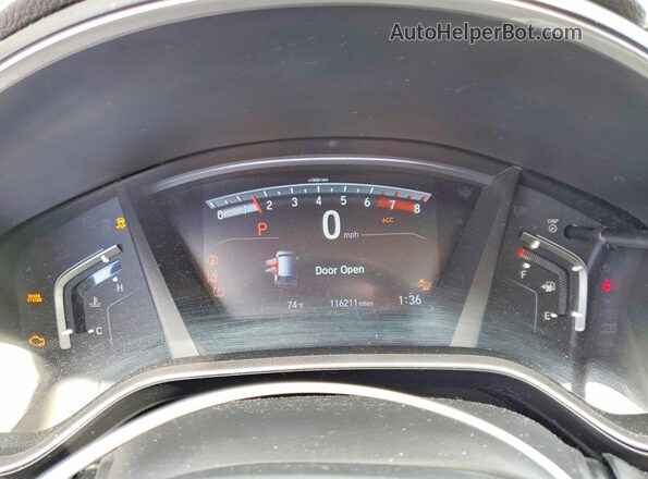 2HKRW2H54JH662976 2018 HONDA CR-V Оранжевый Вид щитка приборов