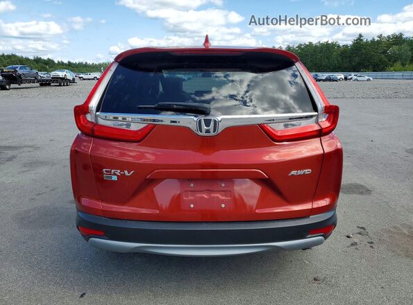 2HKRW2H54JH662976 2018 HONDA CR-V Оранжевый Вид сзади