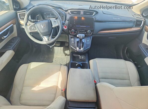 2HKRW2H55HH668893 2017 HONDA CR-V White Dashboard view