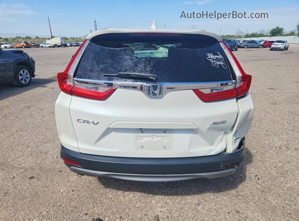 2HKRW2H55HH668893 2017 HONDA CR-V White Rear view