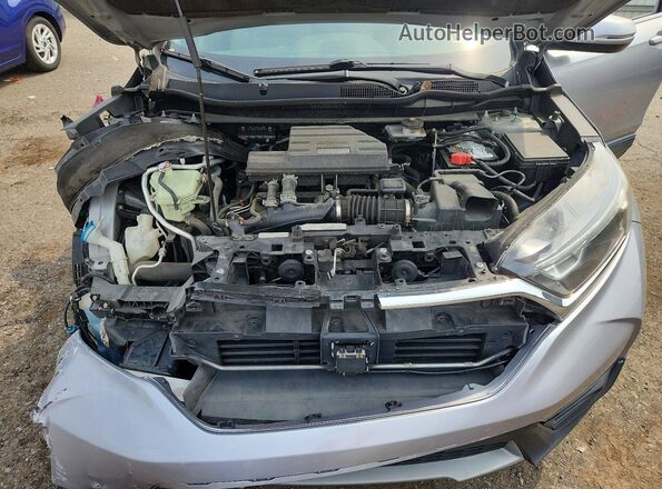 2HKRW2H5XHH655461 2017 HONDA CR-V Silver Widok wnętrza z tyłu