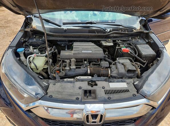 2HKRW2H81HH679318 2017 HONDA CR-V Blue Սալոնի հետևի տեսք