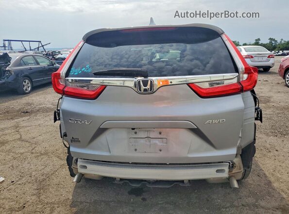 2HKRW2H83KH669574 2019 HONDA CR-V Silver Widok z tyłu