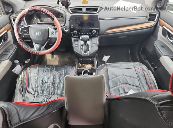 2HKRW2H87LH632593 2020 HONDA CR-V Черный Вид панели приборов