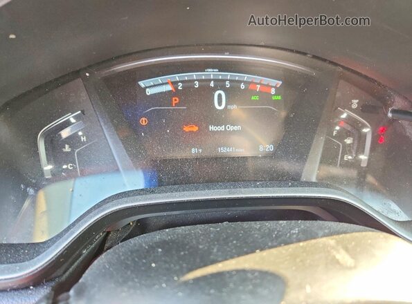 2HKRW2H87NH617756 2022 HONDA CR-V Black Instrument cluster view