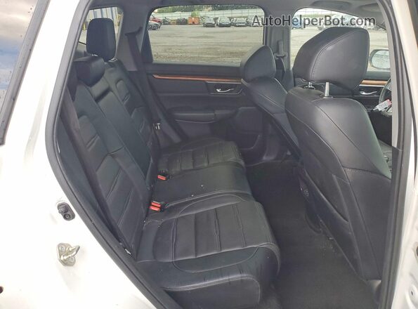 2HKRW2H89HH613776 2017 HONDA CR-V White უკანა სავარძლების ხედი