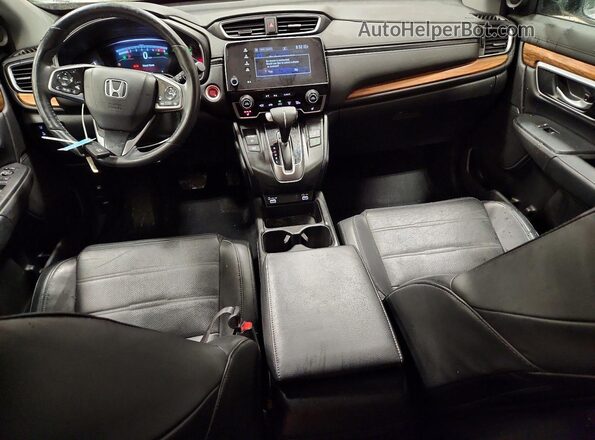 2HKRW2H89NH205256 2022 HONDA CR-V Белый Вид панели приборов