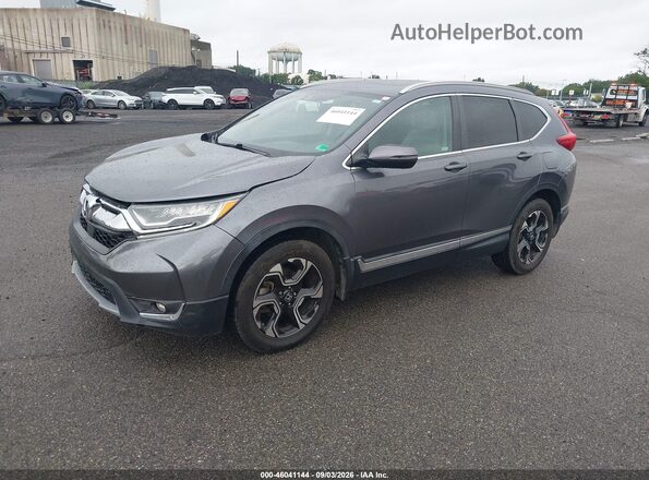 2HKRW2H91JH676840 2018 HONDA CR-V Gray Przód lewy