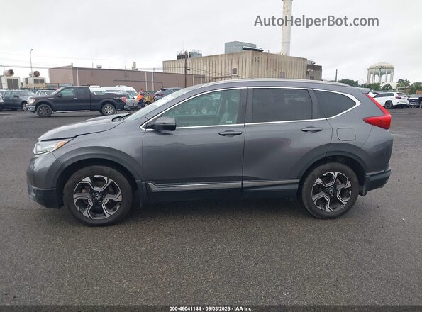 2HKRW2H91JH676840 2018 HONDA CR-V Gray Widok wnętrza 360 stopni
