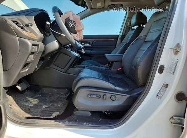 2HKRW2H94KH646457 2019 HONDA CR-V White Widok wnętrza z przodu