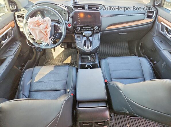 2HKRW2H94KH646457 2019 HONDA CR-V White Widok deski rozdzielczej