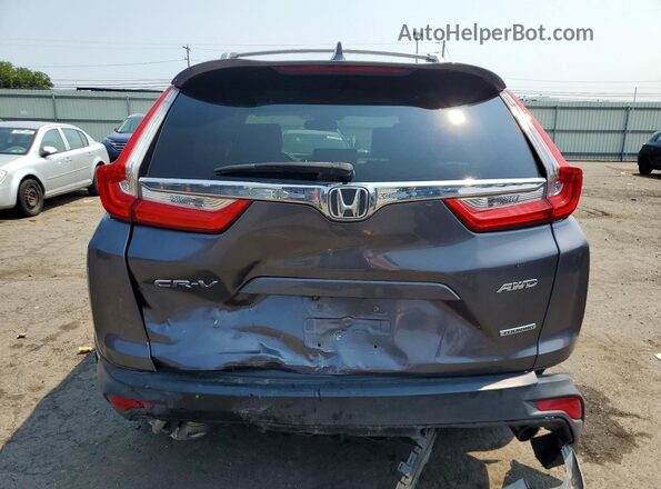 2HKRW2H99HH602530 2017 HONDA CR-V Gray Widok z tyłu