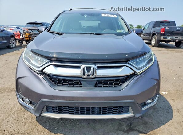 2HKRW2H99HH602530 2017 HONDA CR-V Gray Widok z przodu