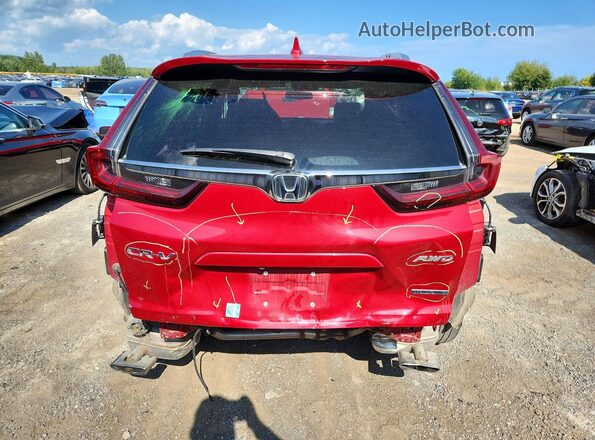 2HKRW2H99MH200288 2021 HONDA CR-V Red Հետևի տեսք