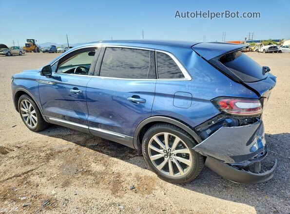 2LMPJ6K97KBL41763 2019 LINCOLN NAUTILUS Blue Задня ліва чверть