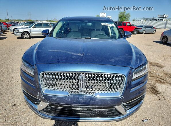 2LMPJ6K97KBL41763 2019 LINCOLN NAUTILUS Blue Вид спереду