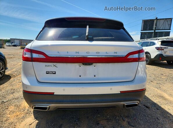 2LMPJ6KR2GBL35862 2016 LINCOLN MKX White Հետևի տեսք