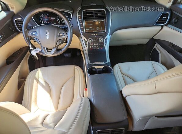 2LMPJ6KR2GBL35862 2016 LINCOLN MKX White Առջևի վահանակի տեսք