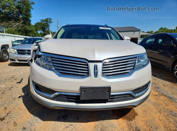 2LMPJ6KR2GBL35862 2016 LINCOLN MKX White Դիմացի տեսք