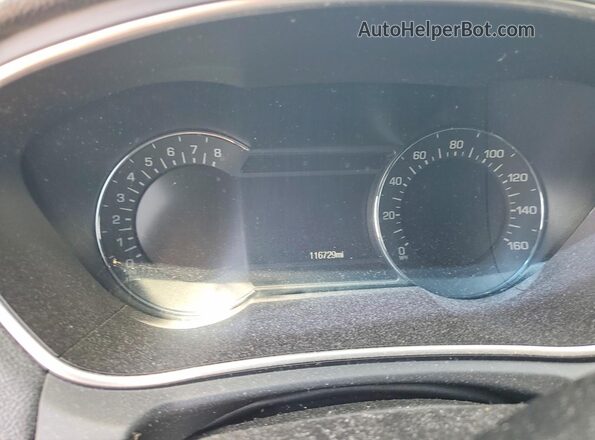 2LMPJ6LRXHBL28965 2017 LINCOLN MKX Charcoal Instrument cluster view