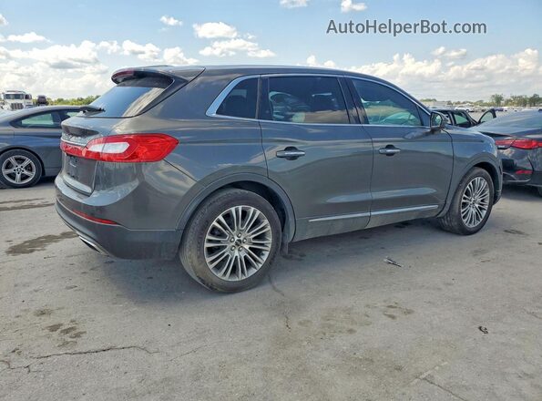 2LMPJ6LRXHBL28965 2017 LINCOLN MKX Charcoal Rear right
