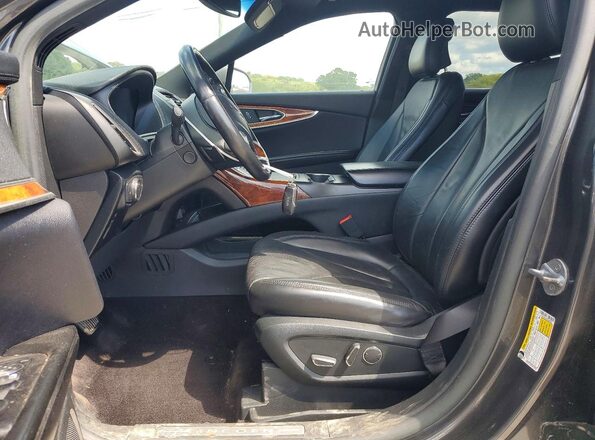 2LMPJ6LRXHBL28965 2017 LINCOLN MKX Charcoal Front interior view