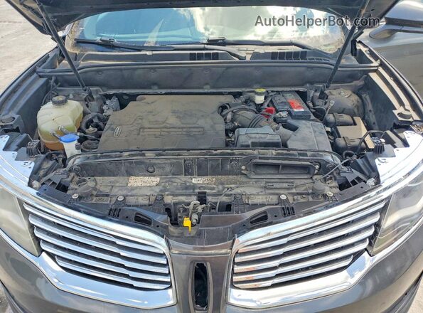 2LMPJ6LRXHBL28965 2017 LINCOLN MKX Charcoal Engine compartment view