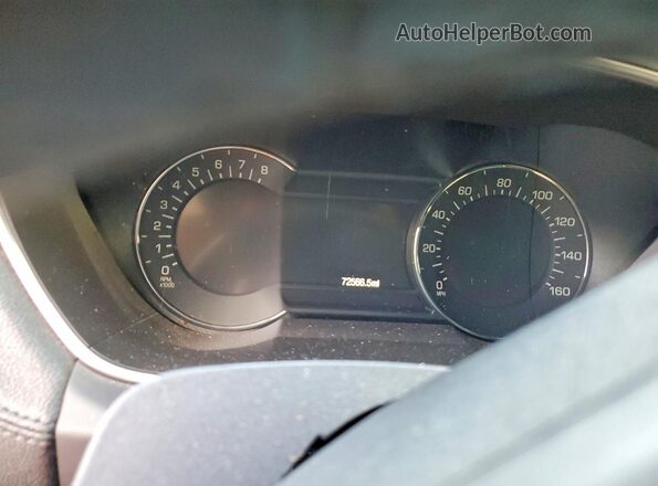 2LMPJ6LRXJBL43195 2018 LINCOLN MKX Silver Instrument cluster view