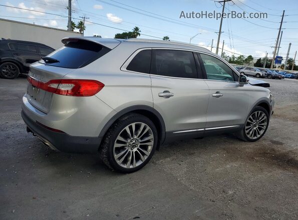 2LMPJ6LRXJBL43195 2018 LINCOLN MKX Silver Rear right
