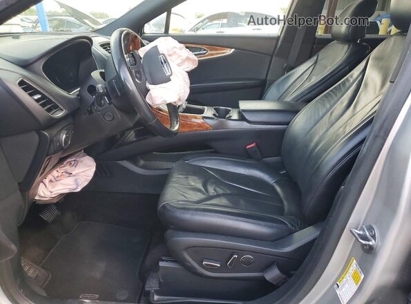 2LMPJ6LRXJBL43195 2018 LINCOLN MKX Silver Front interior view