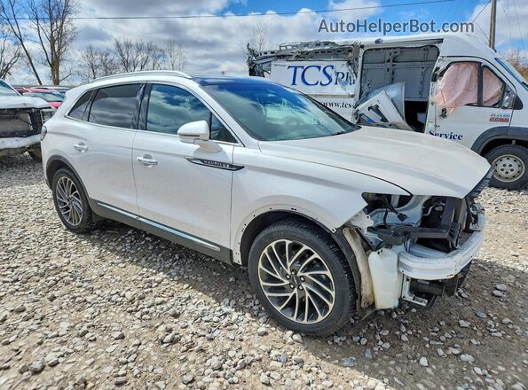 2LMPJ8L98KBL51213 2019 LINCOLN NAUTILUS White Передня права чверть
