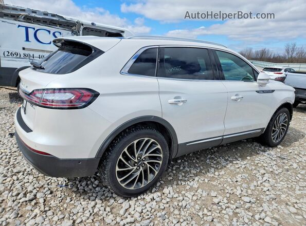2LMPJ8L98KBL51213 2019 LINCOLN NAUTILUS White Задня права чверть
