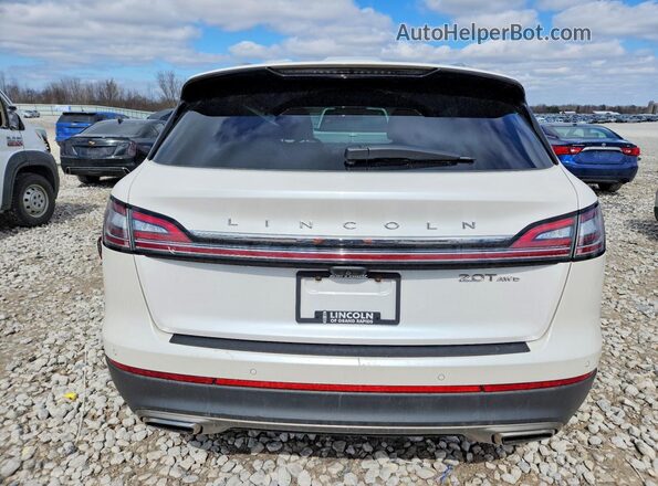 2LMPJ8L98KBL51213 2019 LINCOLN NAUTILUS White Вид ззаду