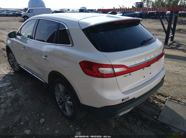 2LMPJ8LP9JBL46891 2018 LINCOLN MKX Белый Задняя левая четверть