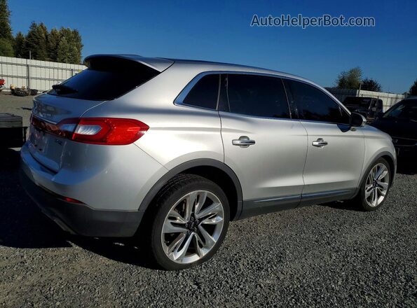 2LMTJ8LP3GBL57005 2016 LINCOLN MKX Silver Հետևի աջ