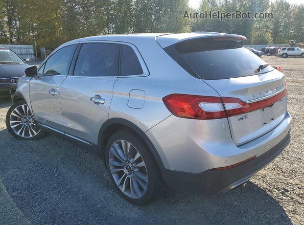 2LMTJ8LP3GBL57005 2016 LINCOLN MKX Silver Հետևի ձախ