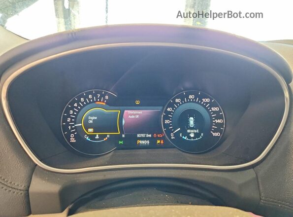 2LMTJ8LP6GBL77037 2016 LINCOLN MKX Black Вид щитка приладів