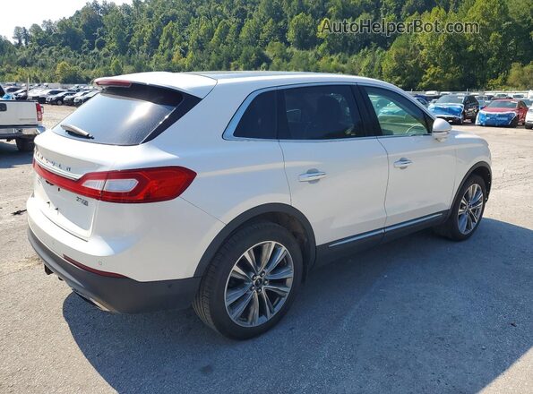 2LMTJ8LPXGBL49712 2016 LINCOLN MKX White Հետևի աջ