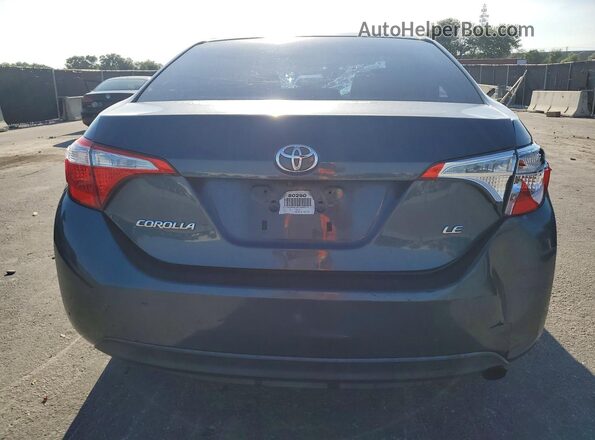 2T1BURHE0GC489579 2016 TOYOTA COROLLA Gray Вид ззаду